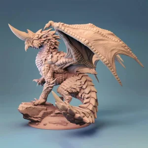 Miniatura Dragón 🔩 Resina UV